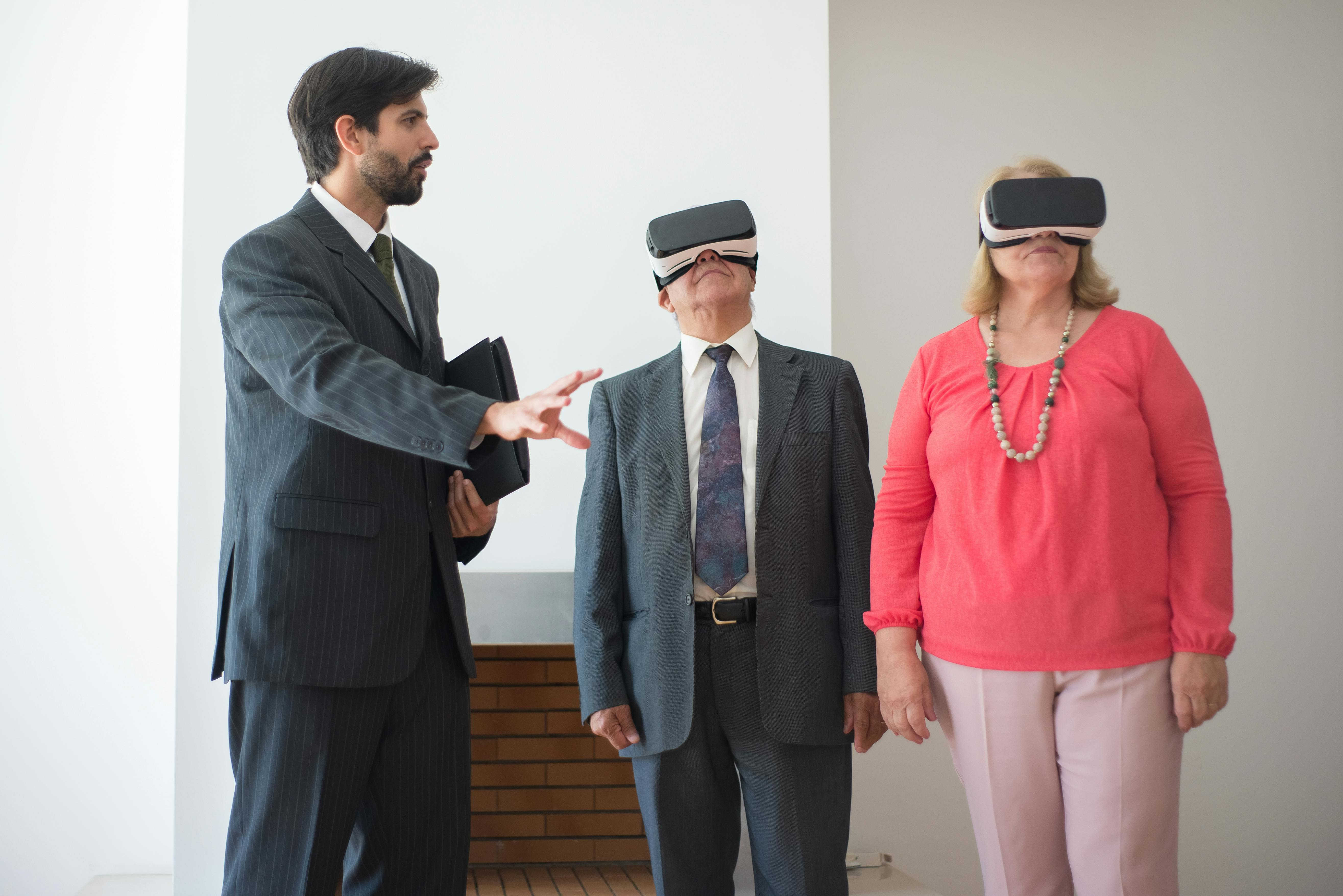 Begleitete VR-Sitzung