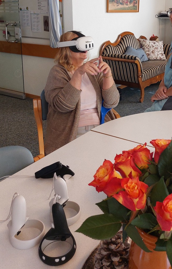 Begleitete VR-Sitzung